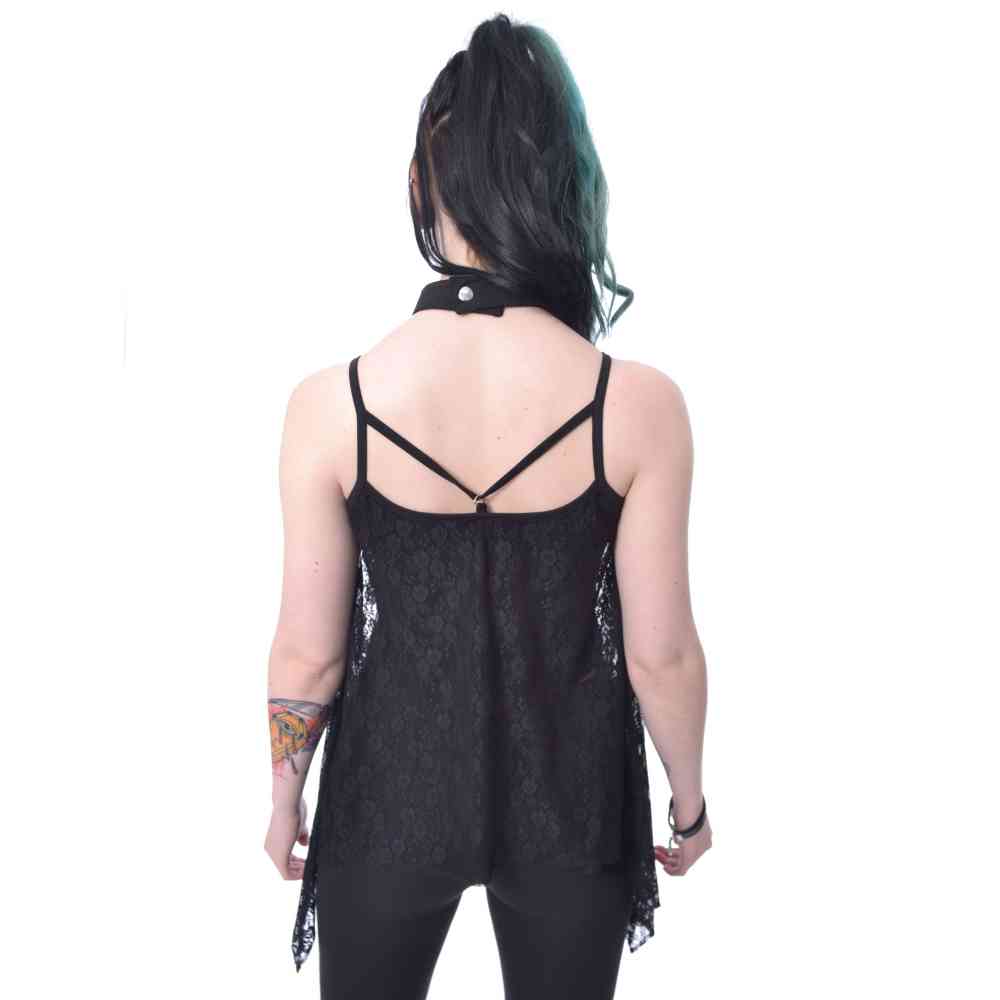 Vixxsin - SELENA Mouwloze top - Zwart